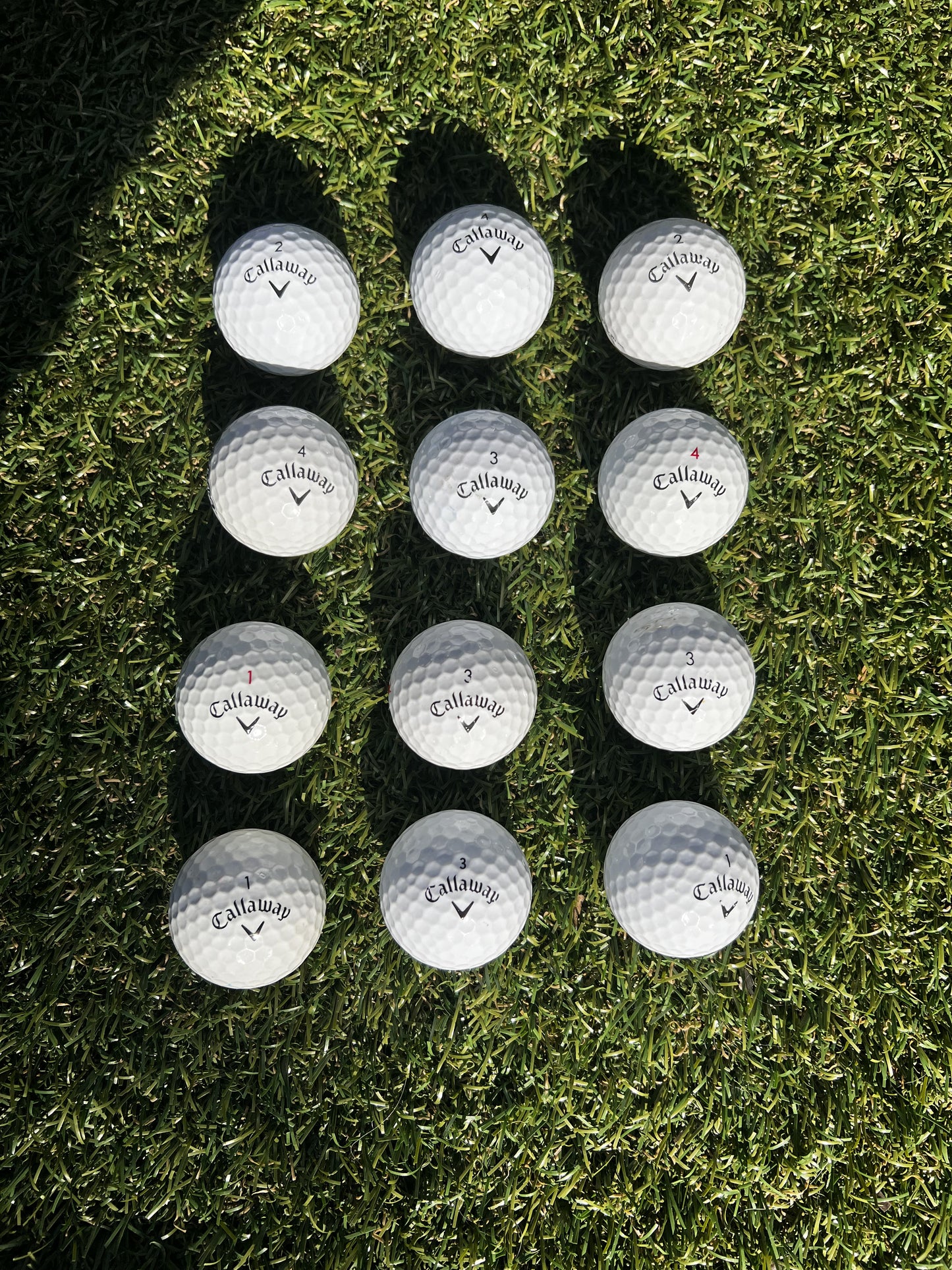 12x Callaway Triple track
