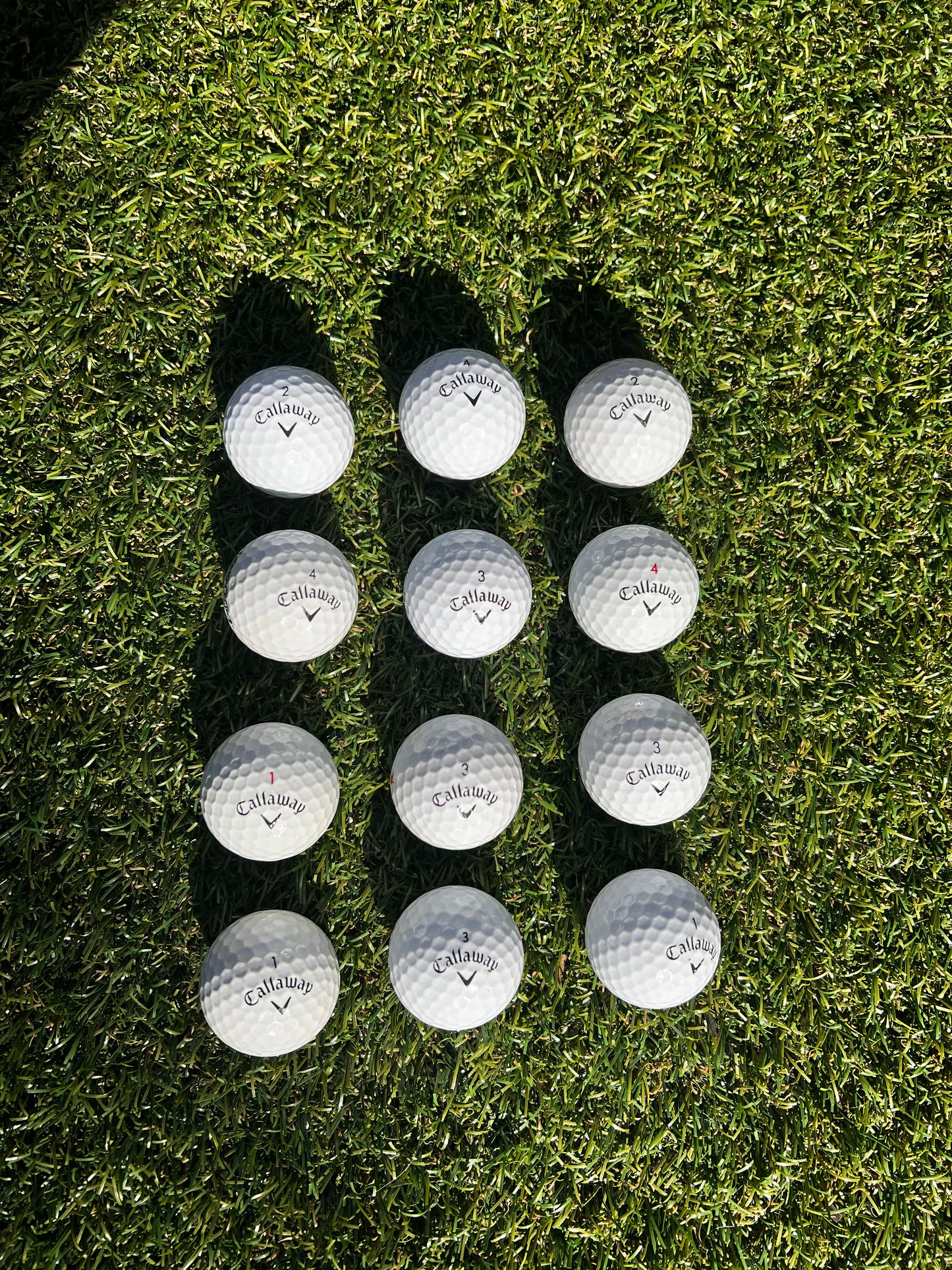 12x Callaway Chrome soft